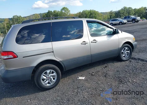2002 Toyota Sienna Ce z USA, uszkodzony, nr VIN 4T3ZF19C62U445172